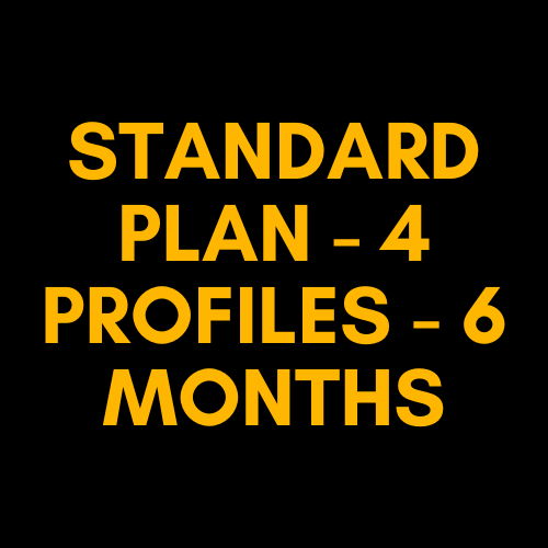 Standard  Plan - 4 Profiles - 6 Months