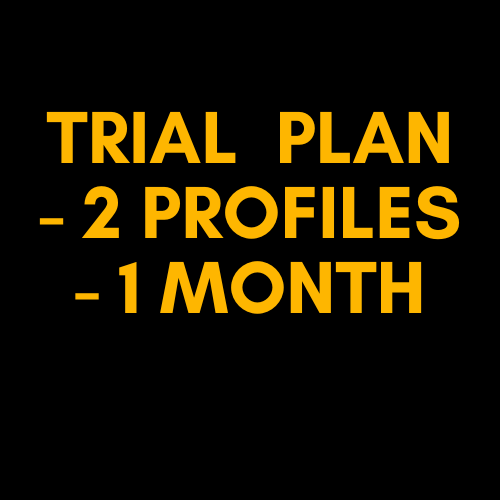 Trial  Plan - 2 Profiles - 1 Month