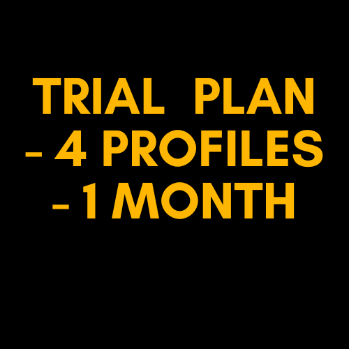 Trial  Plan - 4 Profiles - 1 Month