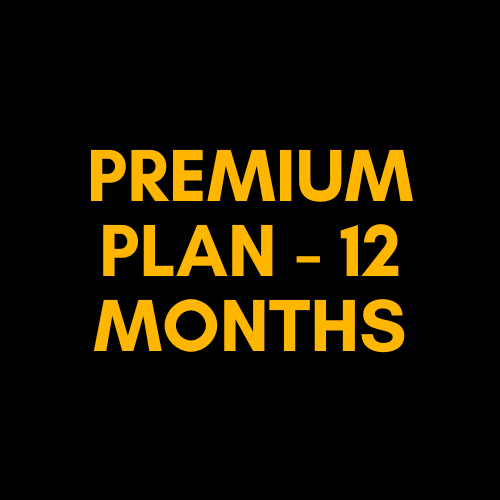 Premium Plan - 12 MONTHS